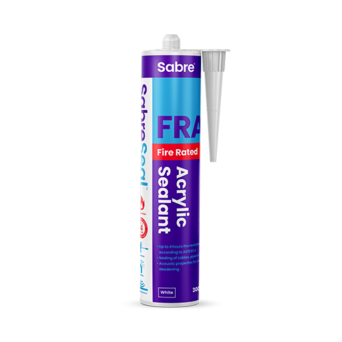 SabreSeal FRA Fire-Rated Acrylic Sealant 300mls