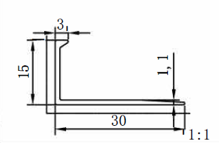DOORWAY Waterstop Clip-Over L-Angle Trim - Matt Finish (12mm x 2.8m)