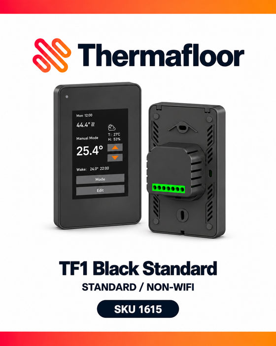 TF1 Programmable Controller Radiant Floor Thermostat