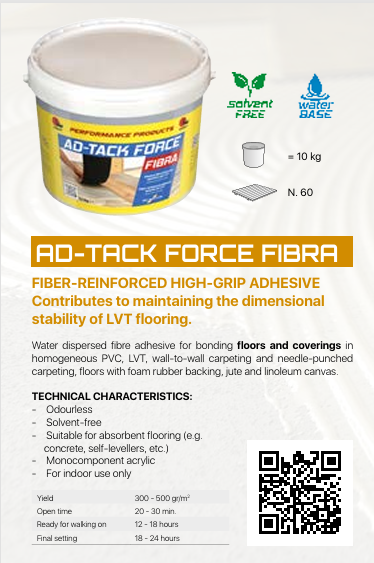 ADESIV AD-TACK FORCE FIBRA 10kg (LVT, PVC & Carpets)