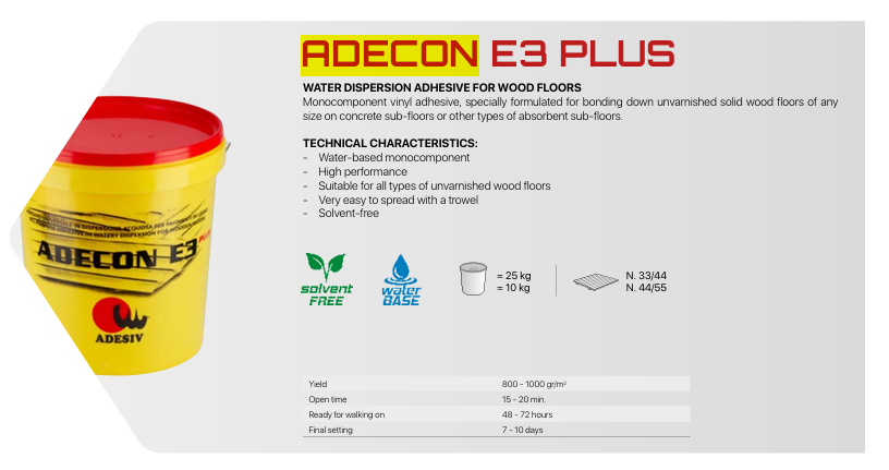 Adesiv ADECON E3 PLUS - 25Kgs